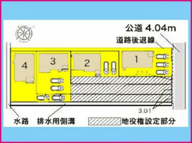 区画図 4号棟　区画図