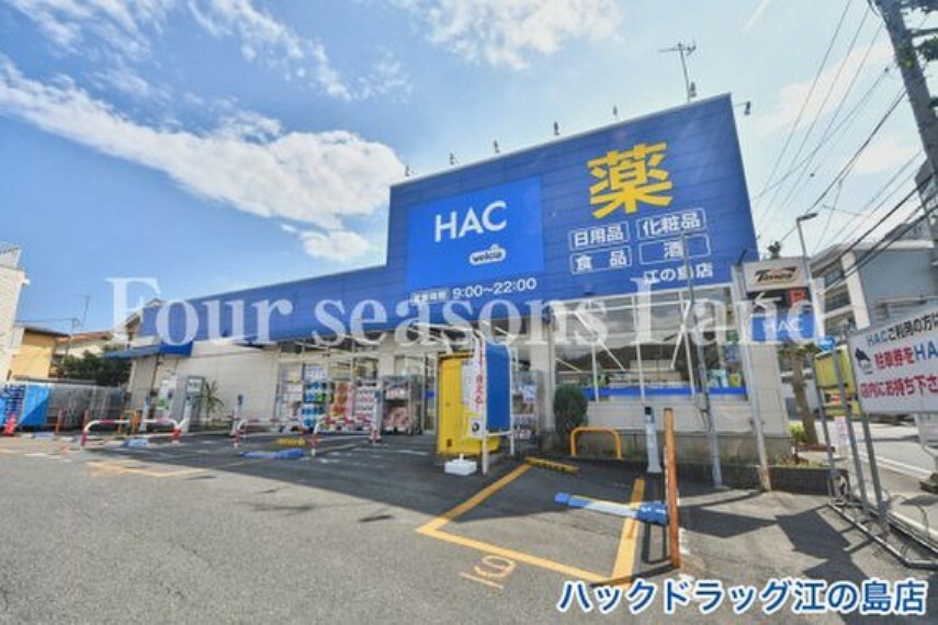 ショッピングセンター ハックドラッグ江の島店まで約864m