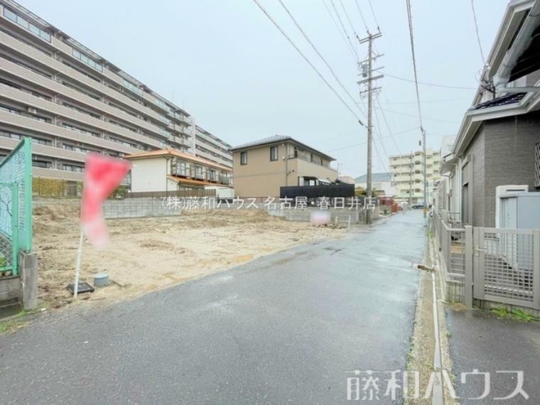 現況写真 接道状況および現場風景　【名古屋市西区稲生町1丁目】