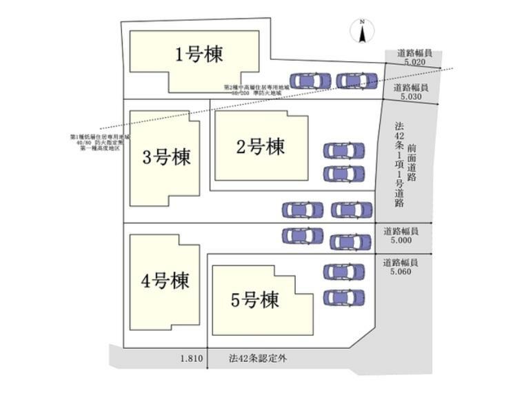 区画図 区画図■八王子市石川町　新築一戸建て■