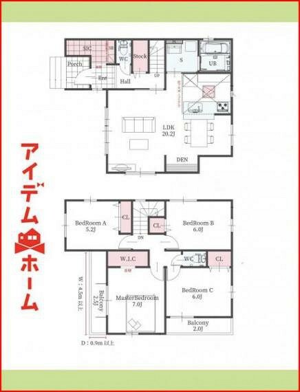 間取り図 3号棟　間取り図　