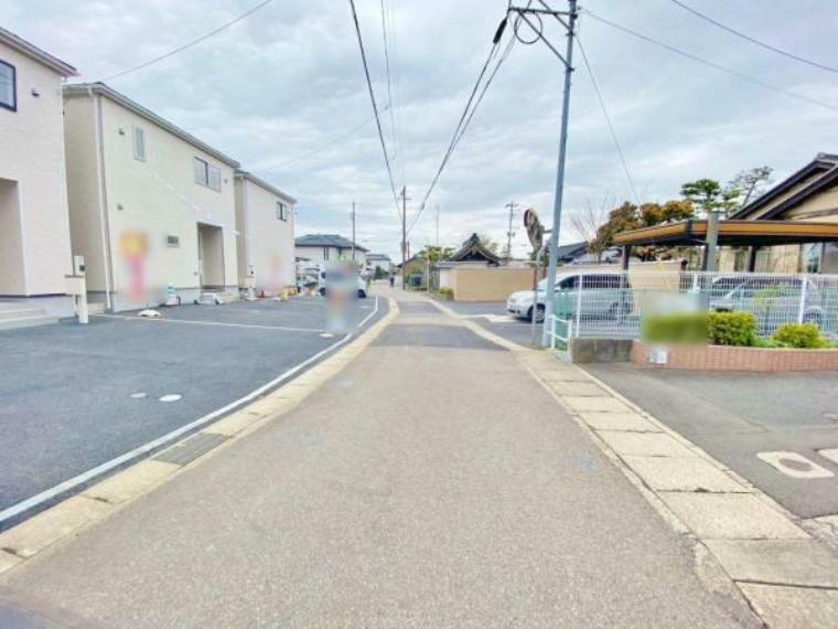 現況写真 前面道路 2024年4月5日撮影