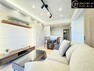 居間・リビング 自由度の高い家具の配置が叶うシンプルな空間