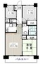 間取り図 日当たり良好な南西向き3LDKのお住まい！LDK横には足を伸ばしてゆったり寛げる6帖和室があります！お部屋がスッキリ片付く全居室収納付き！