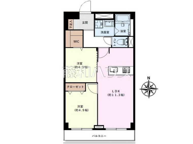 間取り図 間取図　【エスカイア武蔵小金井】