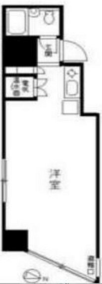 サンハイツ東池袋(1R) 10階の間取り