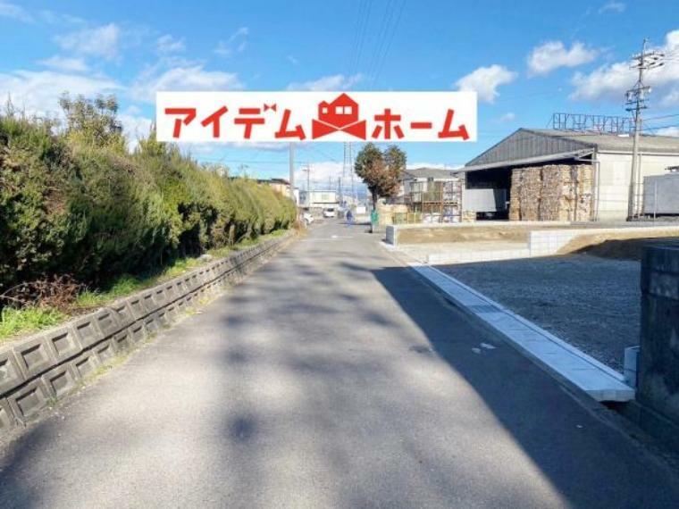 現況写真 西側道路 2024年2月7日撮影