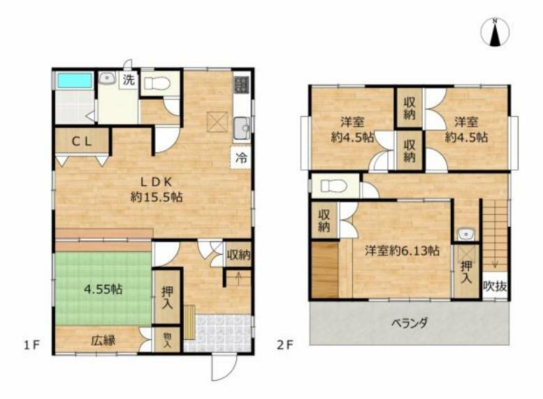 間取り図 【リフォーム後間取り】