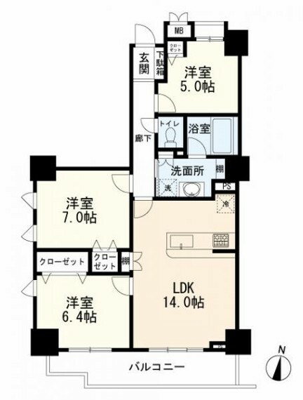 間取り図 3LDK