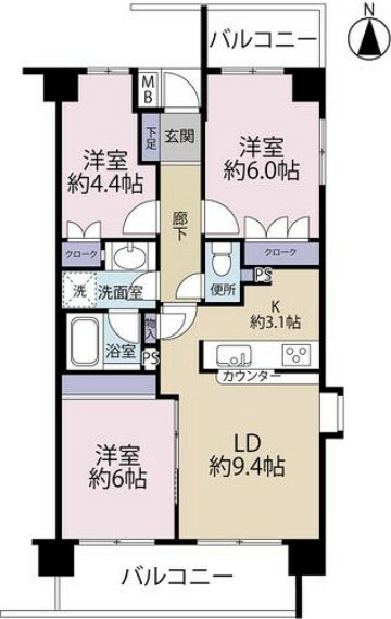 間取り図 間取り図です