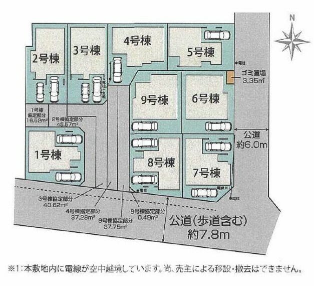 区画図 対象地:5号棟