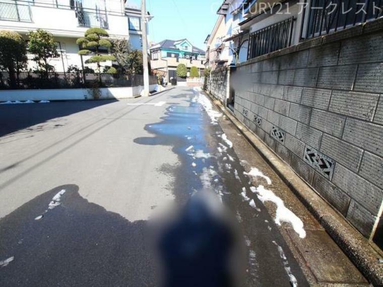 現況写真 前面道路の様子