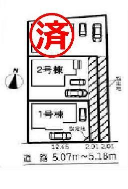 区画図 全体区画図　1号棟