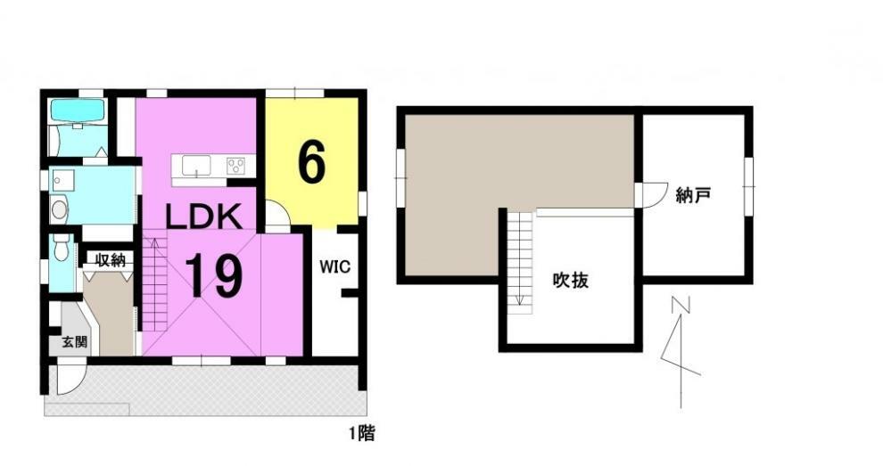 間取り図 ■1SLDK ■建物面積延:70.80平米（21.41坪）