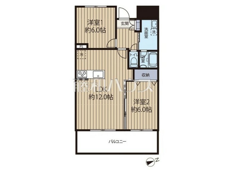 間取り図 間取図　【ライオンズマンション一橋学園第2】