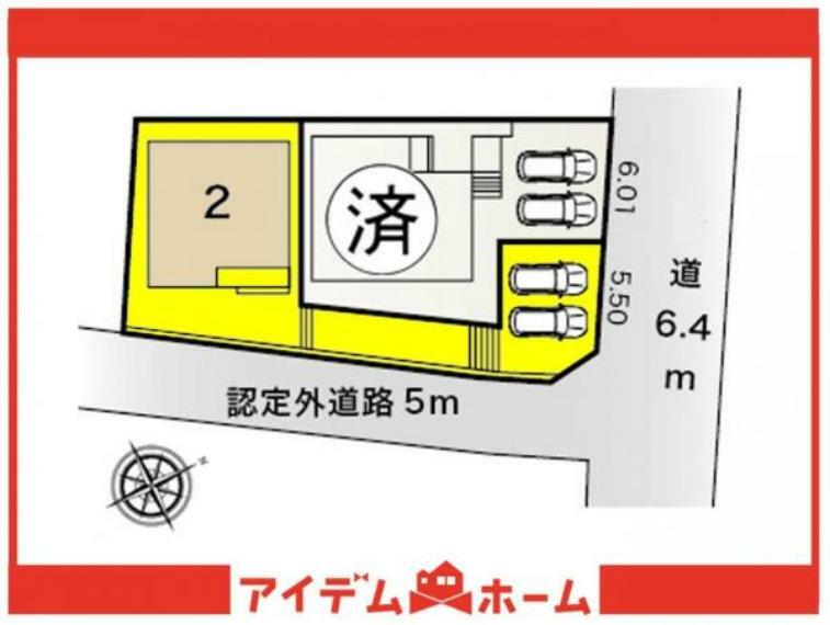 区画図 ●本物件は2号棟です●