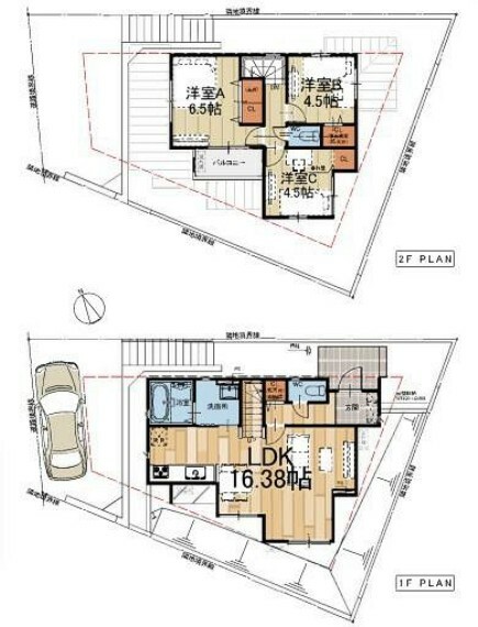 間取り図 間取り:3LDK