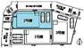 区画図 敷地面積:125.04平米　お車は2台駐車可能