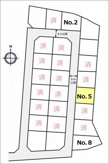 区画図 （区画）現地見学も可能ですので、ぜひお気軽にお問い合わせください（*＾＾*）