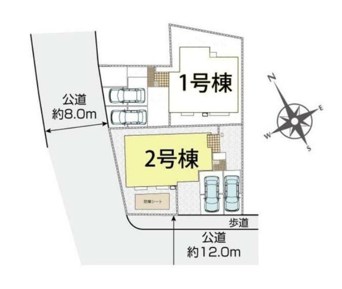 区画図 区画図:2号棟