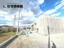 三島市青木に誕生する新築戸建。工事が進む現地の写真です。