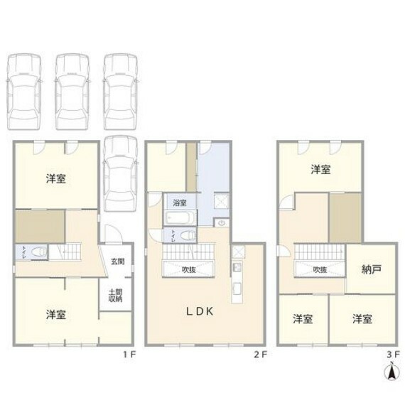 間取り図 内見受付中！ぜひお気軽にお問い合わせください