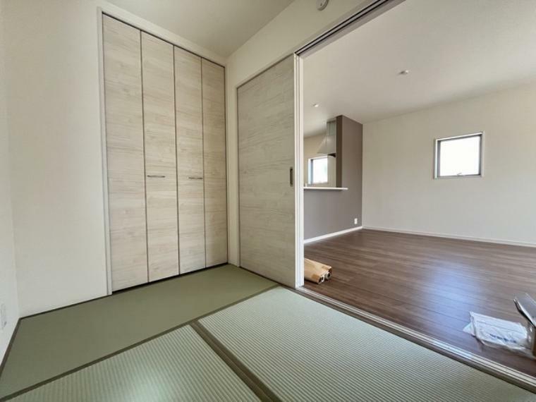 和室はくつろぎスペースや接待部屋など、様々な用途がありとても重宝します。