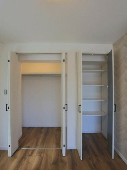 収納 各居室にクローゼットがあり、洋服ダンスなどを置く必要がないのでお部屋を広く使えます。