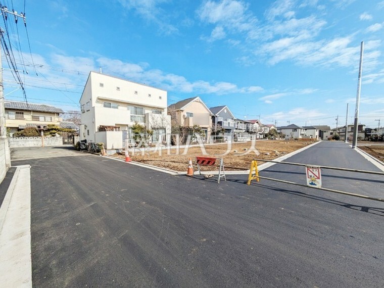 現況写真 接道状況および現場風景　【立川市砂川町6丁目】