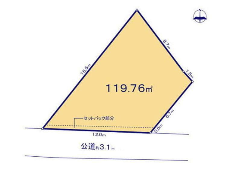 土地図面 2区画