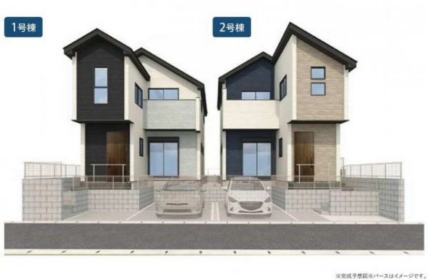 完成予想図(外観) 資料請求などお気軽にお問い合わせください！