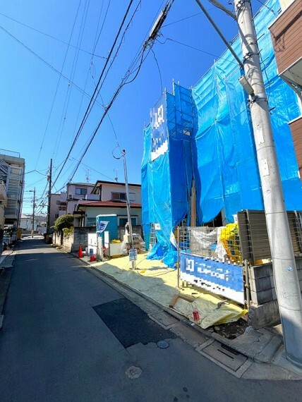 現況外観写真 前面道路含む現地土地写真