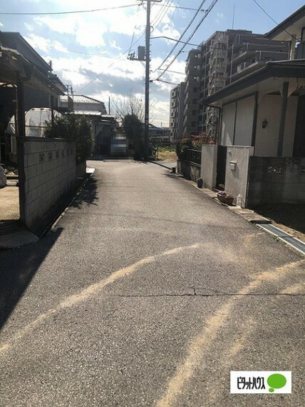 外観・現況 前面道路です