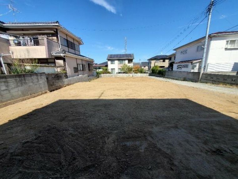 現況写真 綺麗な整形地でハウスプランも組みやすいです！