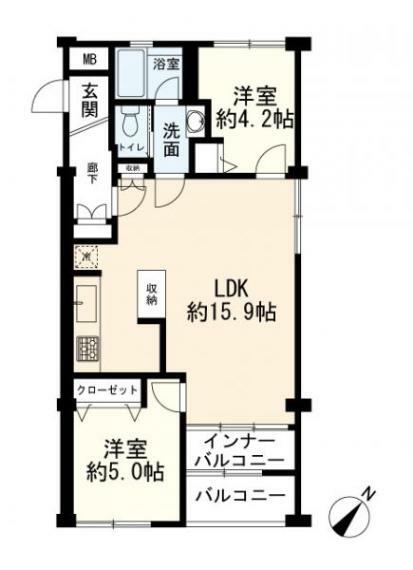 間取り図 2LDK