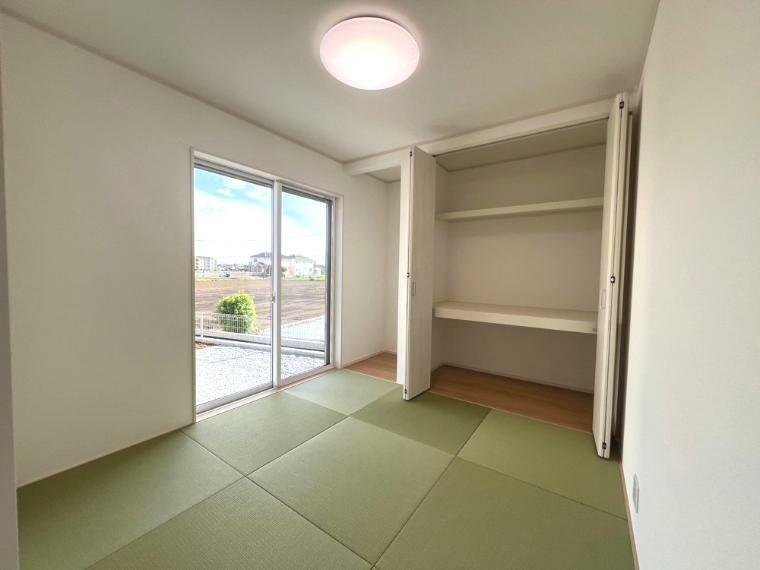 和室 久喜市鷲宮（全10区画）J号棟　和室4.5帖　家族がくつろぐ空間としても趣味の部屋やワークスペースとしても有効活用できます。