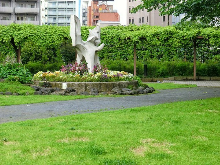 周辺環境 築地川亀井橋公園