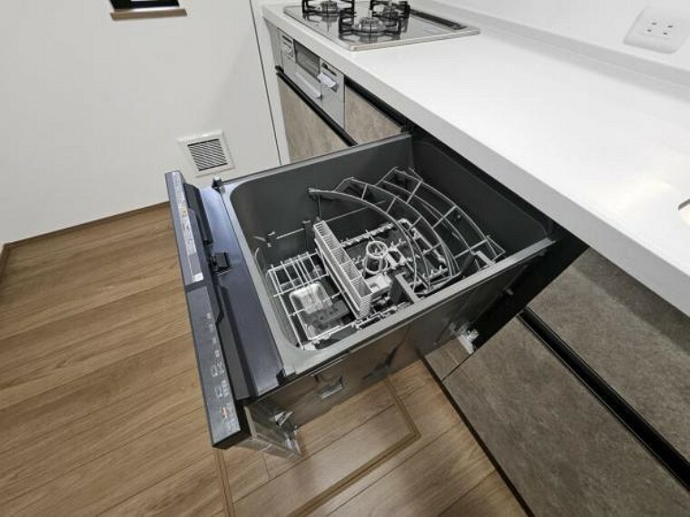 キッチン 家事負担を軽減する食洗機付きシステムキッチン！