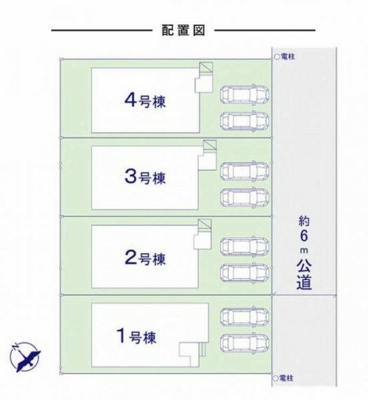 区画図 ●区画図●1号棟