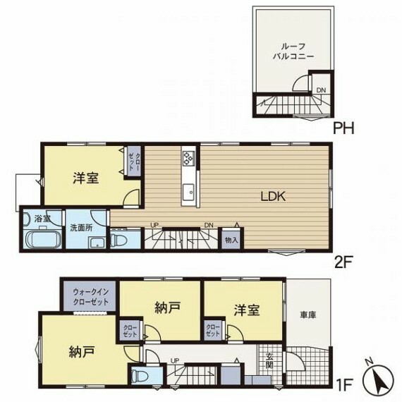 間取り図 2号棟間取り図