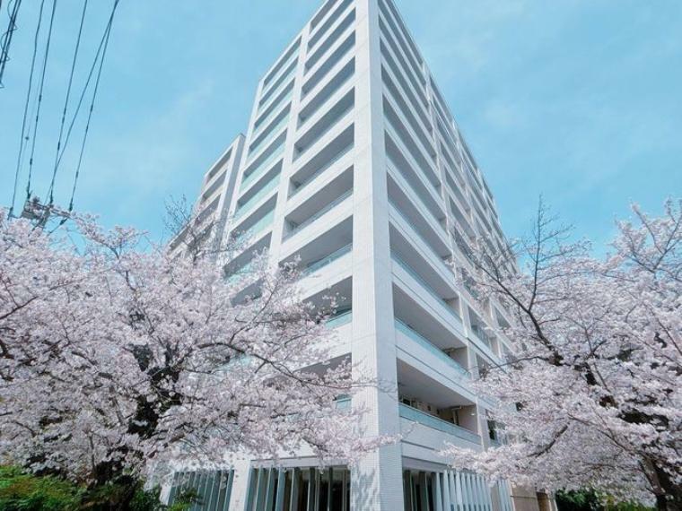 外観写真 外観スタイリッシュな造りのハイセンスマンションです。旧三菱商事（株）分譲です。※写真は2024年4月撮影
