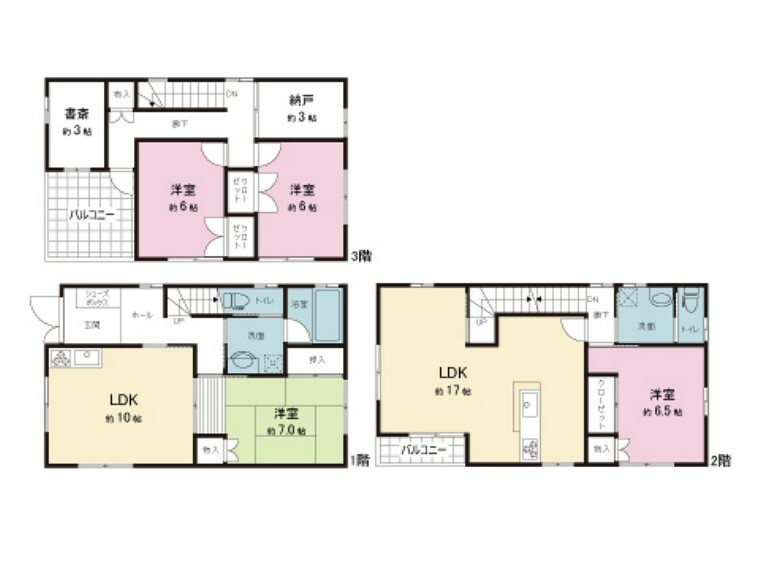 間取り図 間取図。図面と異なる場合は現況を優先。