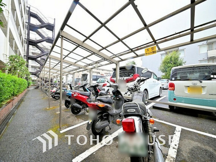 バイク置場（空き状況はご確認ください）