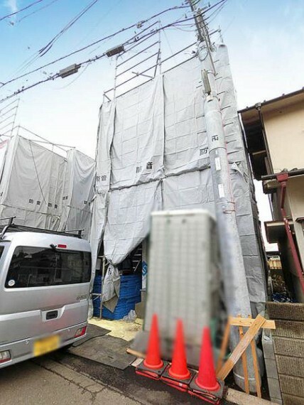 現況外観写真 一戸建ての多いエリア、静かで落ち着いた雰囲気