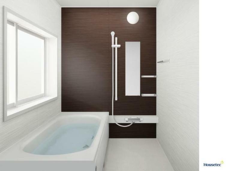 浴室 【ユニットバス】同仕様写真。浴室はTOTO製の新品のユニットバスに交換します。足を伸ばせる1坪サイズの広々とした浴槽で、1日の疲れをゆっくり癒すことができますよ。