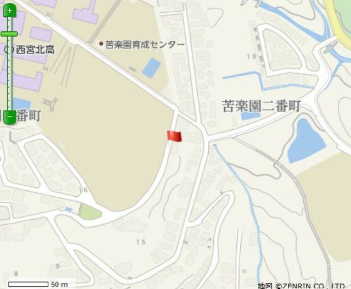 土地図面 現地案内図