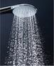 【スイッチ式エコアクアシャワー】  空気を含んだ大粒の水滴が心地よい超節水シャワー。スイッチ付きのため、手元でワンプッシュで吐水・止水がカンタン。