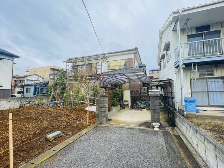 現況写真 車通りの少ない住宅街に立地してます。