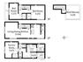 間取り図 3号棟: LDKと居室の階層を分けることでプライバシーにも配慮した設計です6.2畳のルーフバルコニーを採用しており趣味やリラックススペースなど様々な使い方ができます