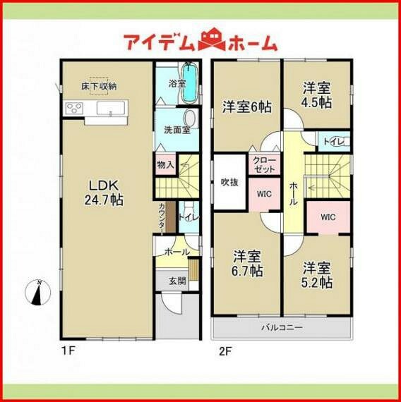 間取り図 3号棟　間取り図　